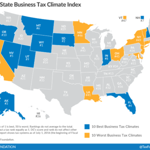 Nevada Ranks #5 in 2017 State Business Tax Climate Index