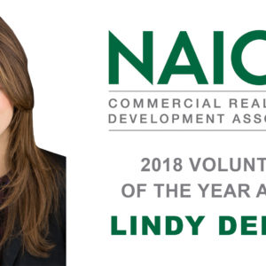 DCG Congratulates Lindy Deller On Receiving The 2018 NAIOP Volunteer Of The Year Award