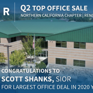Congratulations to Scott Shanks for Receiving SIOR’s Q2 Top Office Sale Award