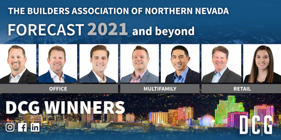 DCG’s Office, Multifamily and Retail teams Win The Builders Association of Northern Nevada 2021 Vacancy Forecast