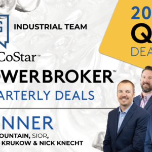 DCG’s Industrial Team Wins CoStar’s Q3 2021 Power Broker Quarterly Deals Award
