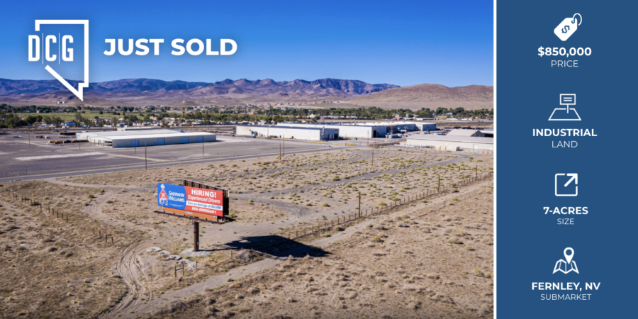 DCG Represents Seller in 7-Acre Land Sale in Fernley, Nevada