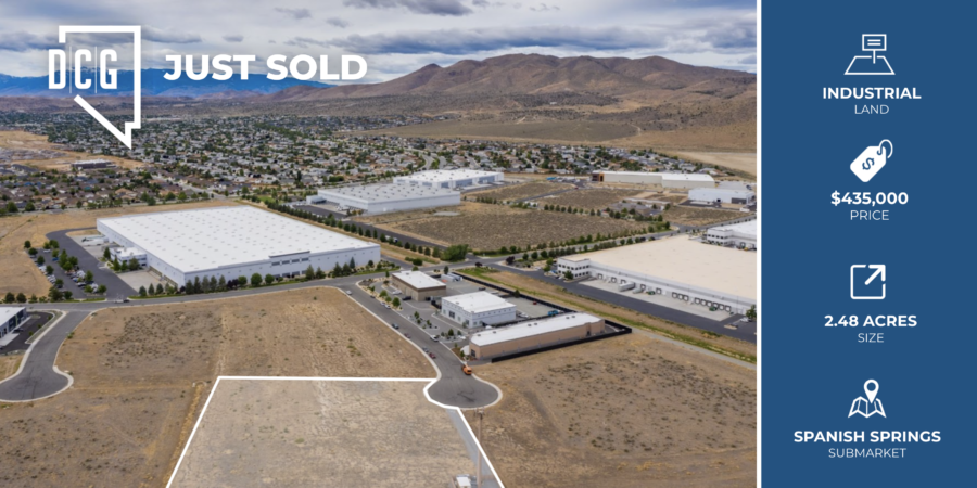 DCG Industrial Team Executes Land Sale in Spanish Springs Business Center