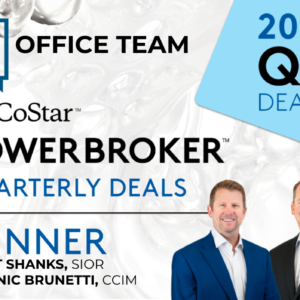 DCG’s Office Team Wins CoStar’s Q4 2021 Power Broker Quarterly Deals Award