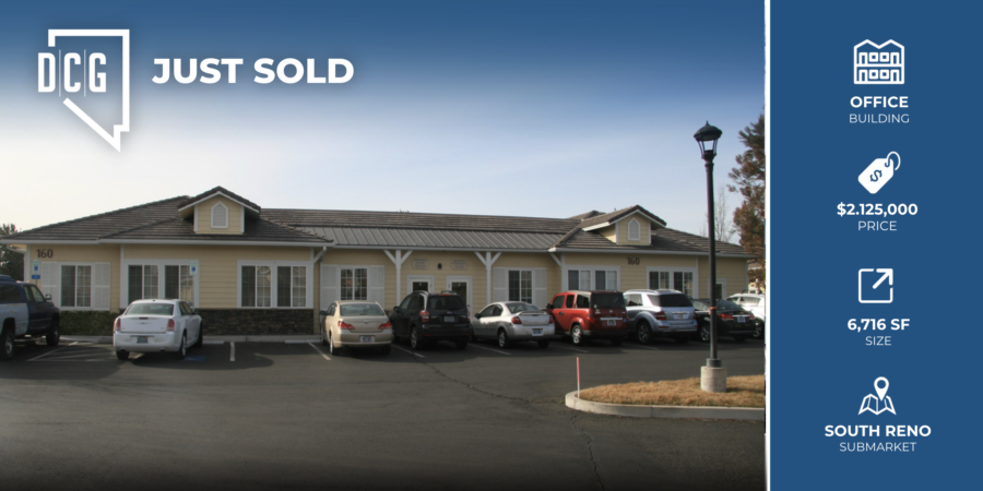 DCG Represents the Seller in 6,716 SF South Reno Office