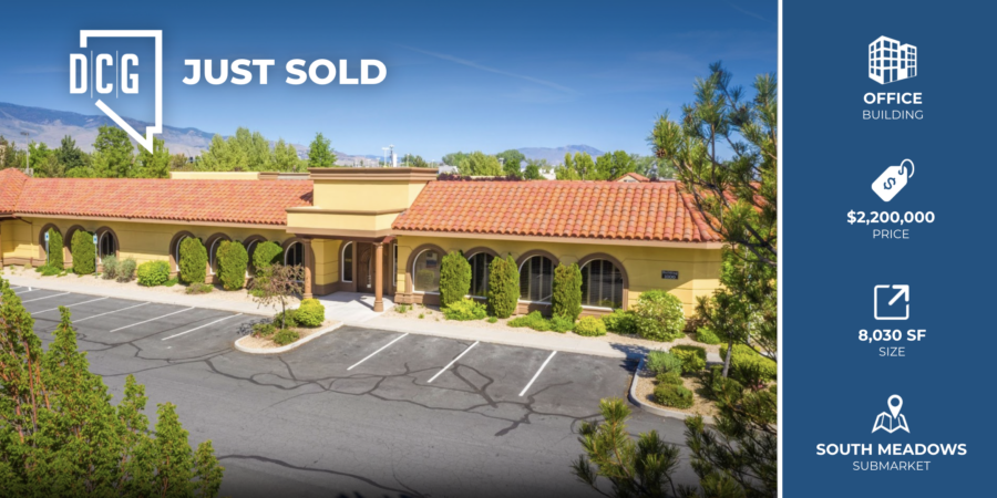 DCG Represents Buyer and Seller in 8,030 SF Damonte Ranch Office