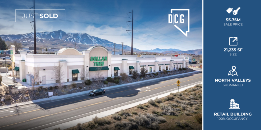DCG Represents Buyer and Seller in 21,235 SF North Valleys Retail Strip Mall