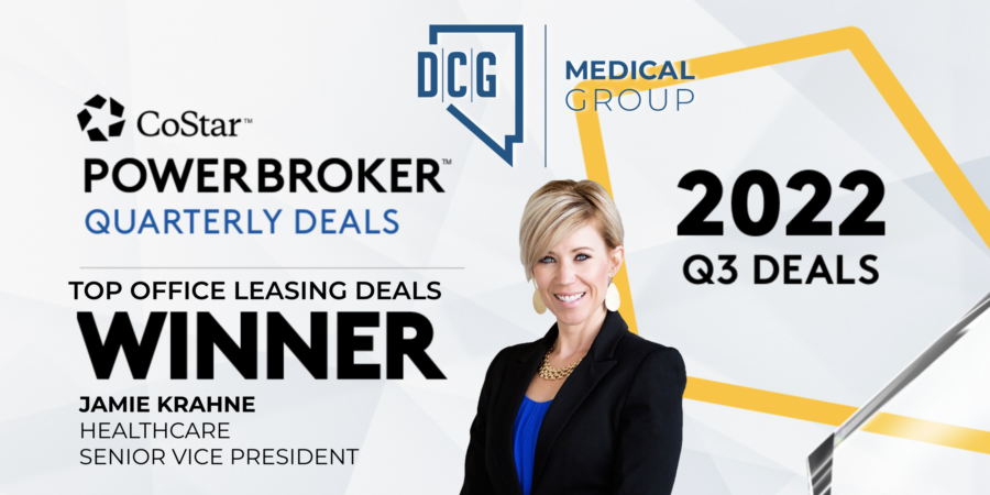 DCG Medical Group Wins CoStar’s Q3 2022 Power Broker Top Office Leasing Deals Award