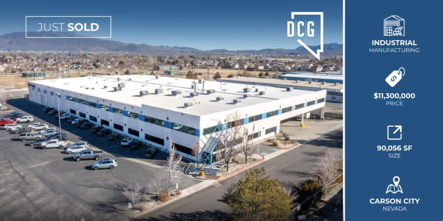 DCG Represents Seller in Disposition of 90,056 SF Industrial Building in Carson City, NV