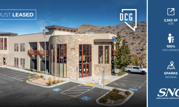 DCG Principal Tom Fennell, SIOR, CCIM, Represents Landlord in 2,562 SF Office Lease in Sparks
