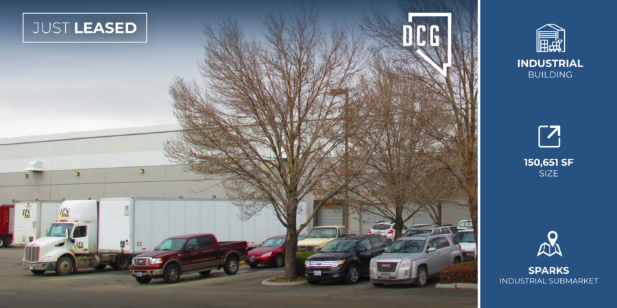 DCG’s Industrial Team Represents Tenant in 150,651 SF Expansion in Sparks