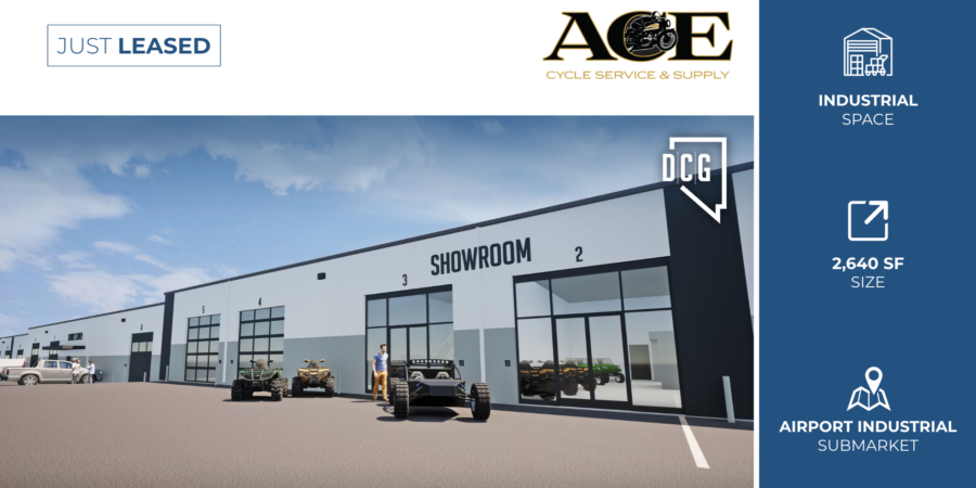 DCG’s Senior Vice President, Travis Hansen, SIOR, CCIM, Represents Ace Cycle Service & Supply in Leasing 2,640 SF of Industrial Space